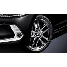 TUIX 17" DARK GRAY ALLOY WHEELS SET HYUNDAI ELANTRA 2015-17
